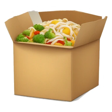 chinese food box sticker