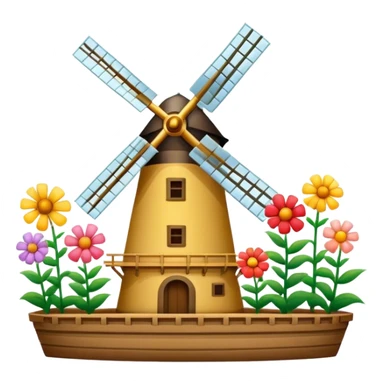 All the classic flower mill sticker