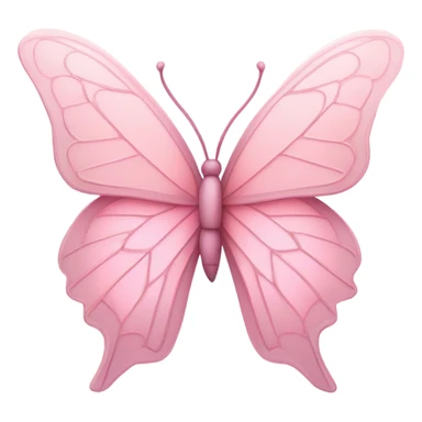 Pink butterfly sticker