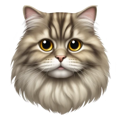 Persian tabby cat sticker