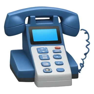 Phone with a face with a blue screen sticker