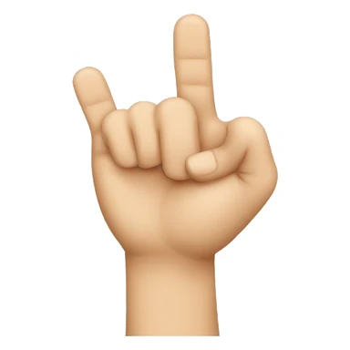 finger pointing towards me sticker