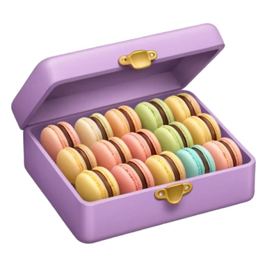 a box of single line of macaron



















 sticker