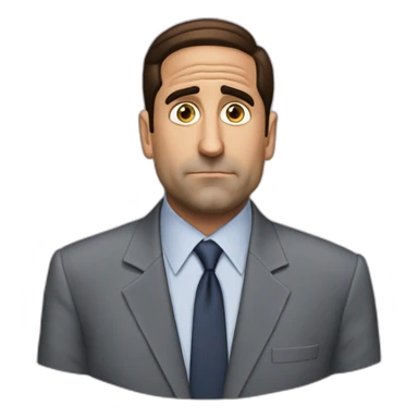 michael scott the office shrught sticker