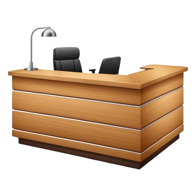 Reception desk
 sticker