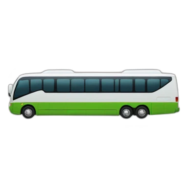 front of car merged with back of bus sticker