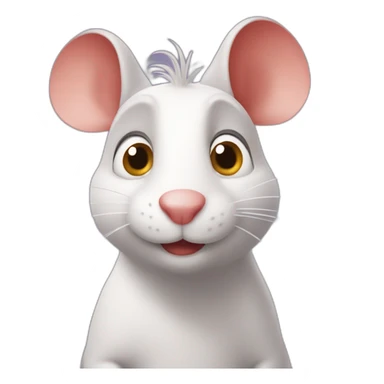 Ratatouille avec des cœurs dans les yeux sticker