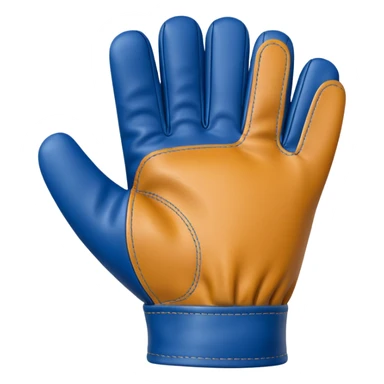 Protective Work Glove blue sticker