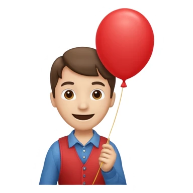 Balloon twister sticker