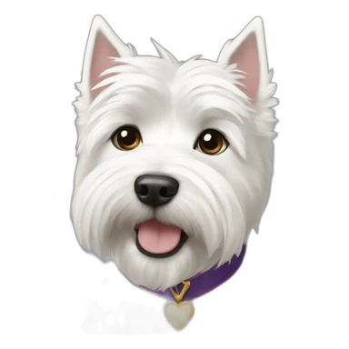 Prince the westie sticker