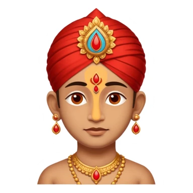 Krsna tilak emoji sticker