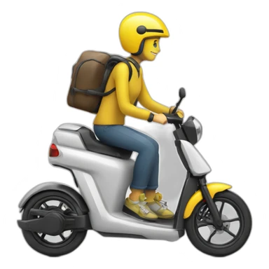 une trottinette électrique 100 km/h sticker