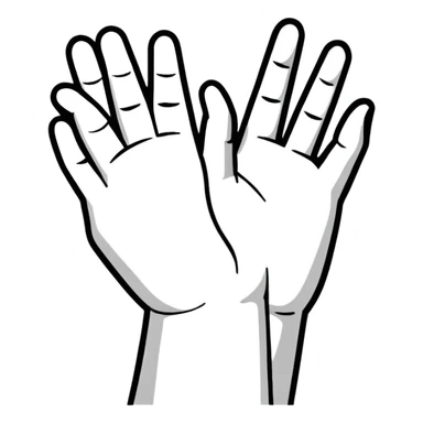 Person using sign language sticker