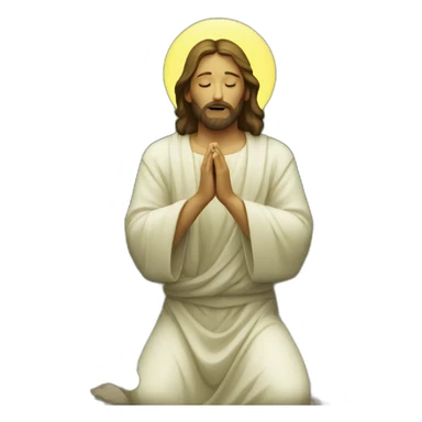 Jesus praying in the garden sticker