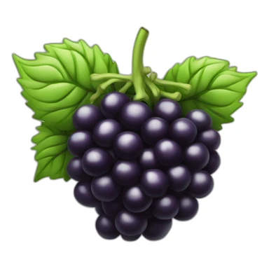 blackberry fruit sticker