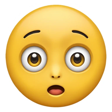 surprised face emoji sticker
