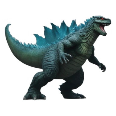 Godzilla (proportional) (realistic) (Godzilla King of the Monsters, 2019) sticker
