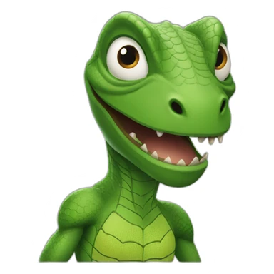 Lizard from spider-man sticker