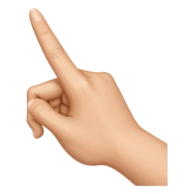 POINTING HAND sticker