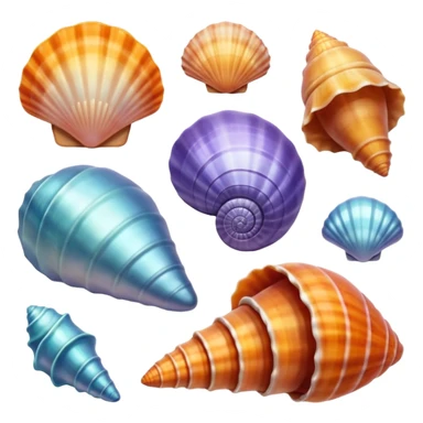 Sea shells sticker