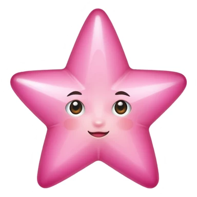 pink star emoji sticker