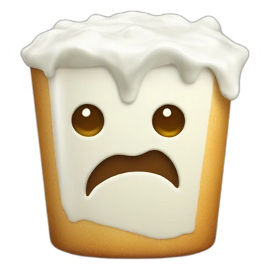 Diced hawthorn with yoghurt sticker