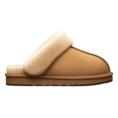 cozy light brown ugg slippers sticker