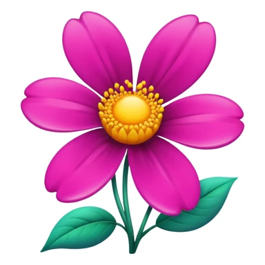 flower inspired by the reference image, smooth glossy look, vibrant colors sticker