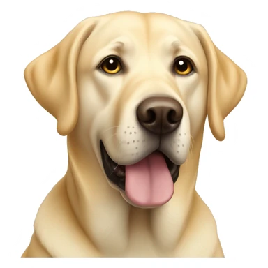 Large yellow lab sticker
