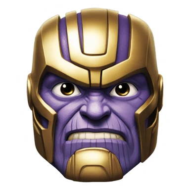 thanos from marvel comics sticker