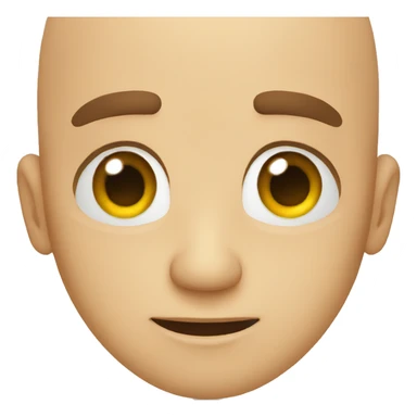 A bald man crying sticker