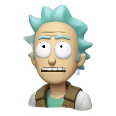 rick-rick and morty sticker