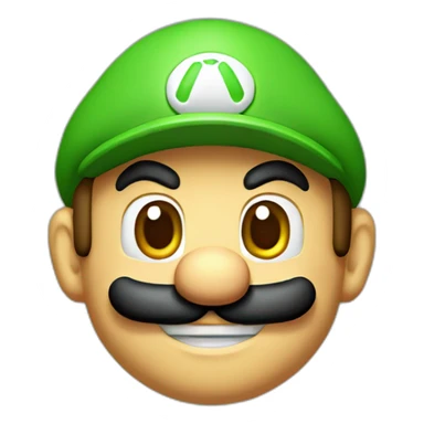 Mario with Luigi cap sticker