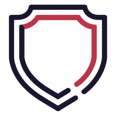 simple shield sticker