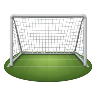football goal straight on sticker