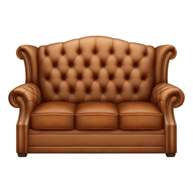 brown sofa sticker