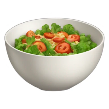 vegan food in a bowl sticker