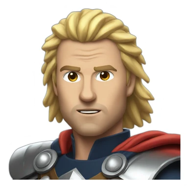macron god of thunder sticker