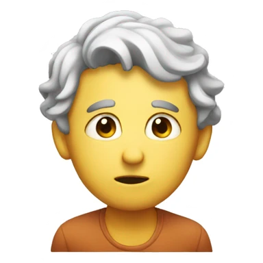 thinking emoji sticker