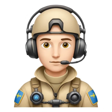 Єнот - Український бойовий пілот FPV дрона sticker