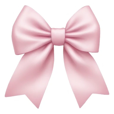 Pale pink bow sticker