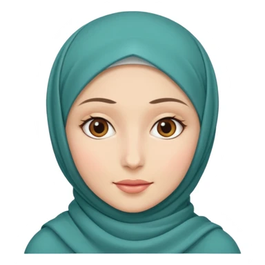 Emoji perempuan bertudung sticker
