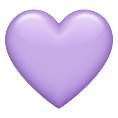 Pastel Purple Heart sticker