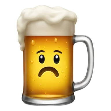 Pour out beer sticker