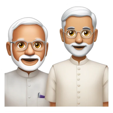 Narendra Modi and Rahul gandi ka jhagada sticker