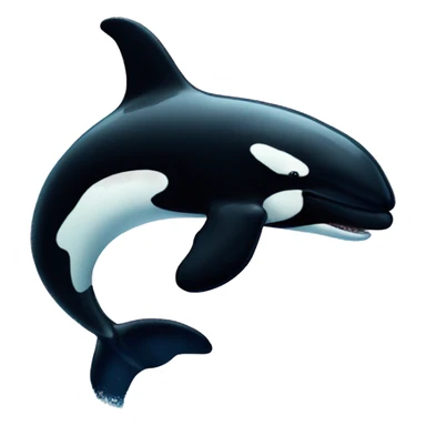 killer whale 1990s sticker