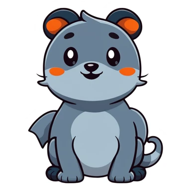 Disney animal sidekick character sticker