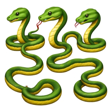 snakes wearing t-shirts sticker
