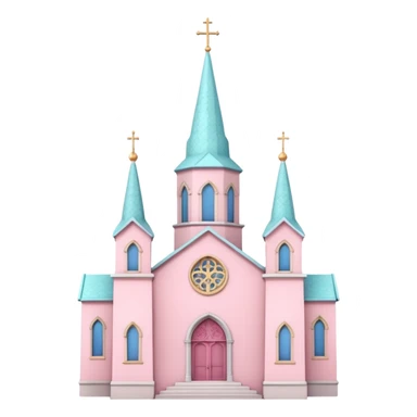 Pink church of love sticker