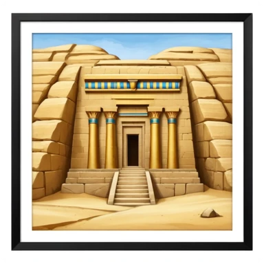 Valle de los Reyes tumba de tutankamon sticker